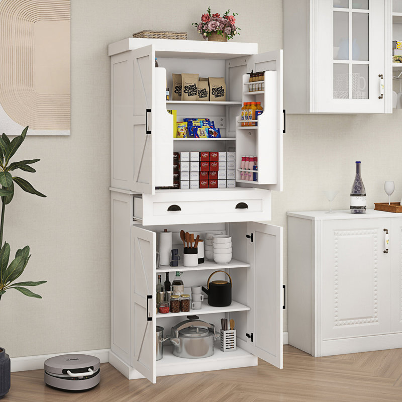 Armoire de rangement de cuisine avec 4 portes
