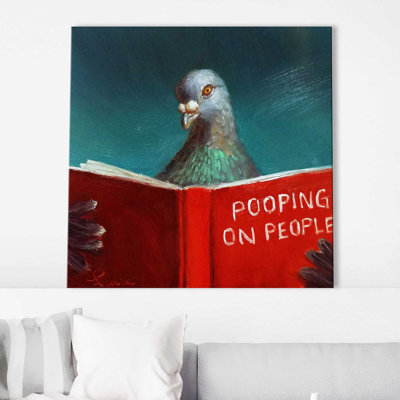 " Pooping on People " Acrylic Painting