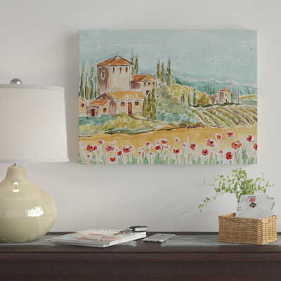« toscane breeze i no grapes », impression de peinture à l’acrylique sur toile tendue