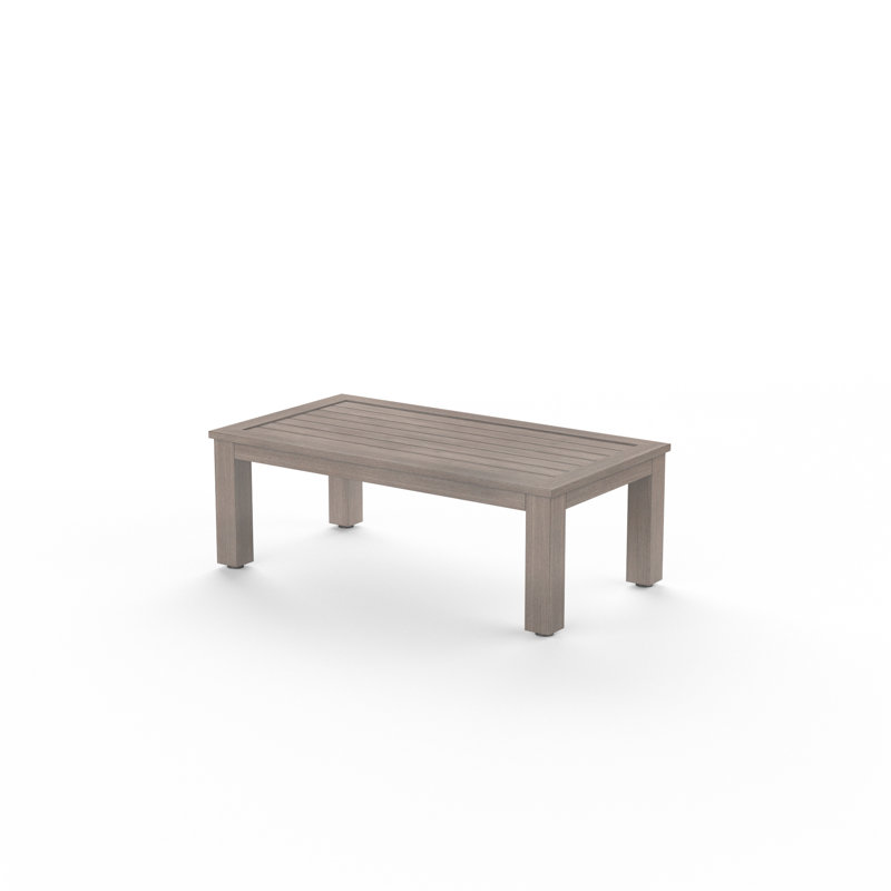 Laguna Rectangular Metal Outdoor Coffee Table , 28.74'' in. W 53.98'' in. D