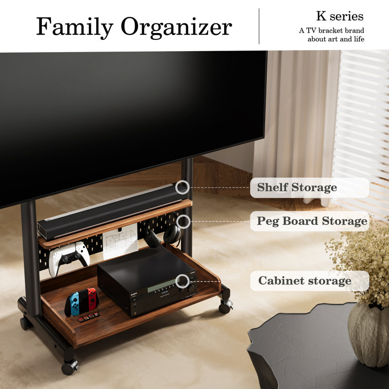 FITUEYES Floor Stand Mount, Brown