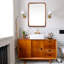 Monarrez Metal Flat Wall Mirror