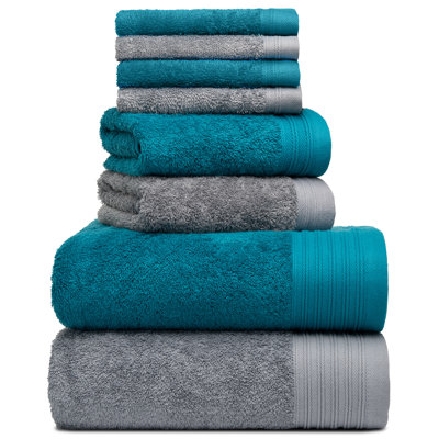 Doncia 8-Piece Cotton Towel Set