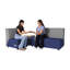 Chaise mobile sans accoudoirs avec panneau technique Pro Series - Gris-102905278