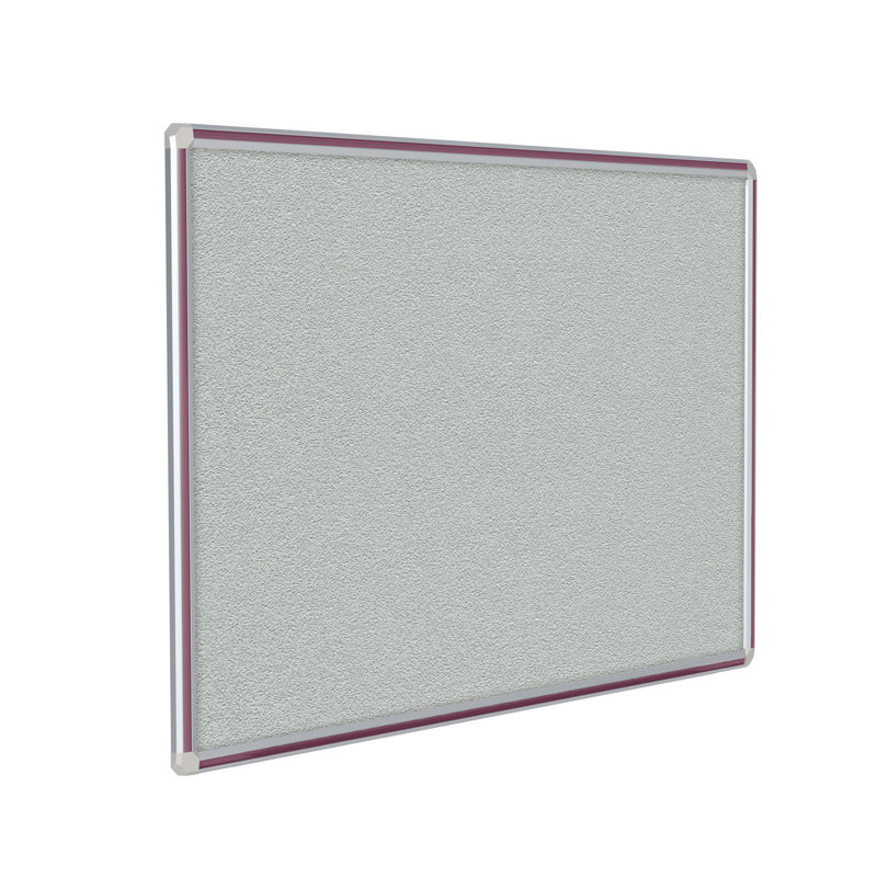Babillard mural DecoAurora, H 36 po x l 48 po x P 0,83 po, Rouge