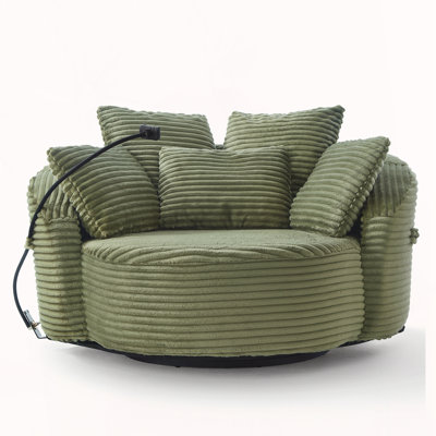 360° Swivel Chair Accent Barrel Chair