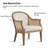 Andel 28.5'' Wide Farmhouse Rattan Solid Wood Armchair (Set of 2)-99276361