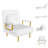 Folding Sofa Bed 3-In-1 Convertible Chair - 5-Position Adjustable Backrest With Pillow, Space-Saving Sleeper-211372576-211372582