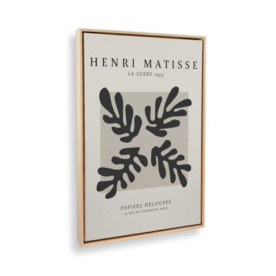 Affiche La Gerbe en noir Matisse