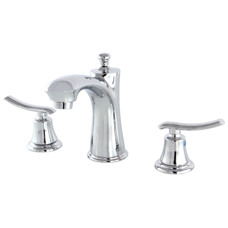 Robinet de salle de bain espacé Kingston, Chrome
