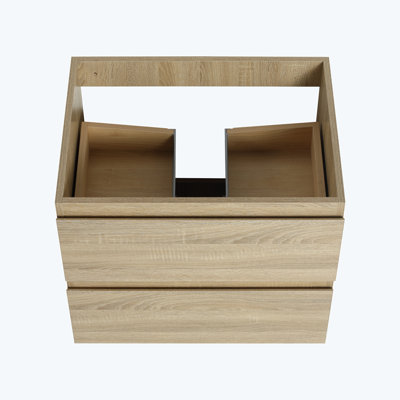 23.38'' Wall Mounted Single Bathroom Vanity Base Only