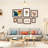 Solid Wood Picture Frame 11X11 With Plexiglass, 4 Pack Set For Wall Mounting Or Tabletop Display, Includes Mat For 8X8 And 4X4 Photos