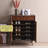 Modern Brown Solid Wood Shoe Storage