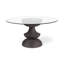 Dorothea Round Glass Dining Table