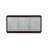 Metallic Silver & Walnut Finish Console Cabinet