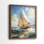 NAUTICAL Series CECXLVI - Impression encadrée de qualité supérieure - Prêt à être accroché - Aucun clou requis-1439884068-1439884088