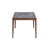Engineered Stone Top & Walnut Finish Dining Table