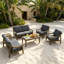 Ensemble de patio pour six personnes avec coussins et deux tables Marlo-1541670370-1541670382