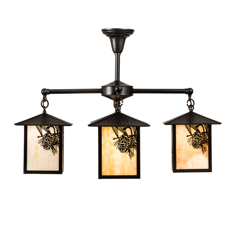 Seneca Winter Pine 4 - Light Chandelier