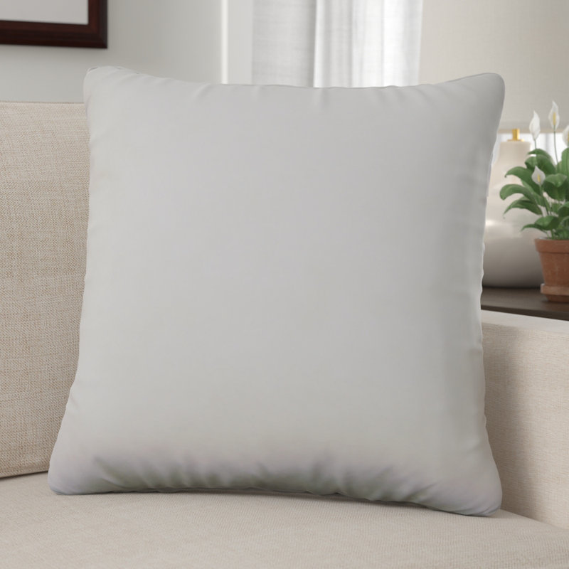 Aguon Pillow Insert, 22" x 22", Gray