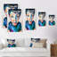 «Cute Kid Portrait on Stroke Paint II» - Peinture-116953995-116953991