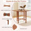 Solid Wood Base Dining Table