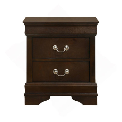 MDF Nightstand with 2 Drawers