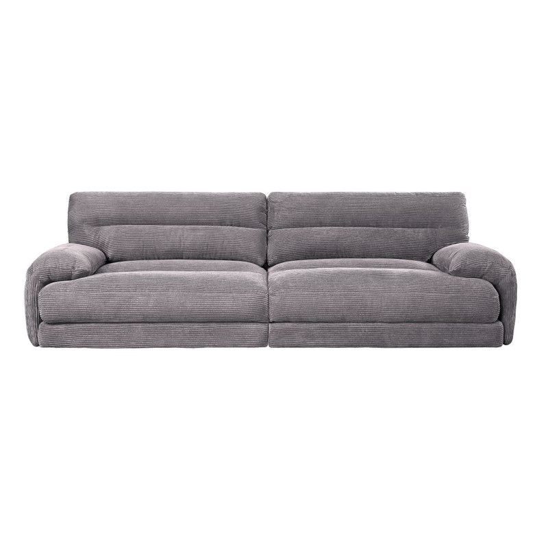 Ensemble moderne 2 pièces Velours côtelé Sofacadenza