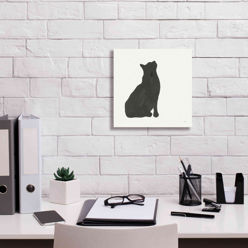 «Black Cat III» par Chris Paschke, H 12 po x l 12 po x P 0,75 po