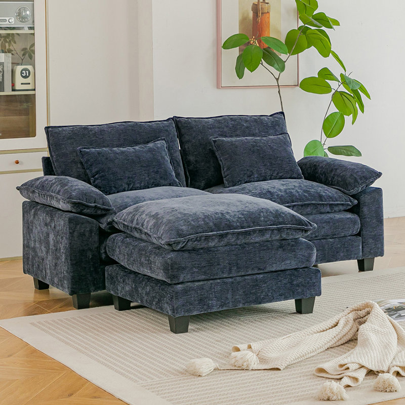 2 Seater Sofa, Blue