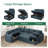 Hoelscher U Shaped Sleeper Corner Sectional Pull Out Sofa Bed With Storage Space-115950846