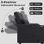 Fauteuil convertible compact 3-en-1 avec chargement USB et Type-C-546126563