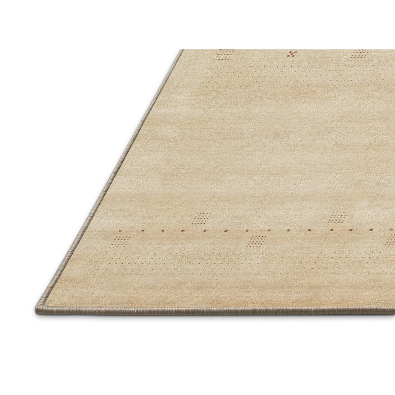 Tapis abstrait beige, Rectangle 5 pi x 7 pi