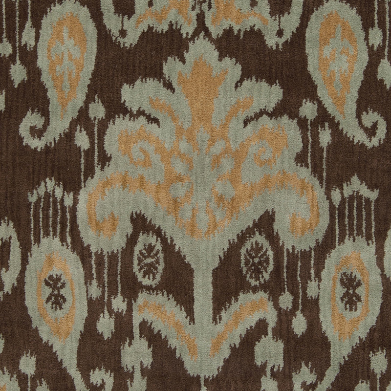 Chriseda Wool Ikat Indoor Rug, Rectangle 9' x 13'