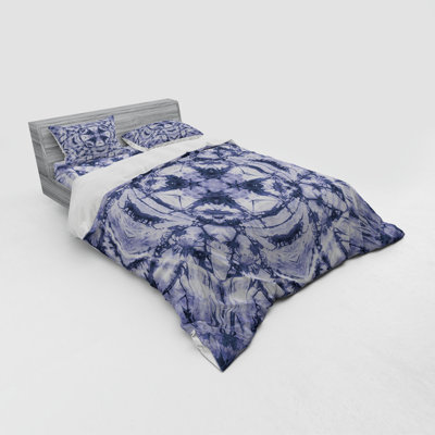 Ensemble de housse de couette en mauve