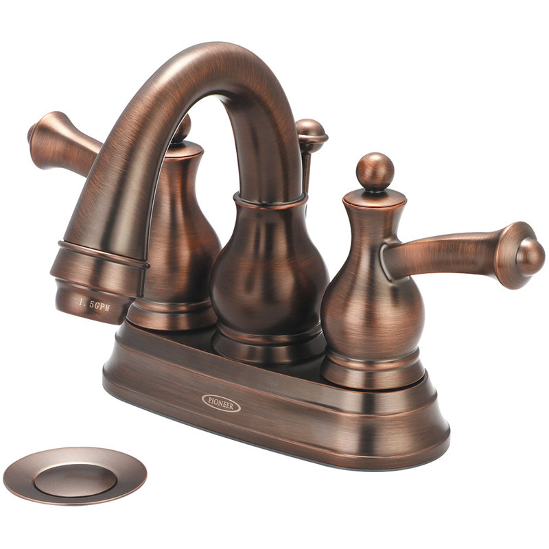 Bellaire Centerset Bathroom Faucet with Drain Assembly, Oil Rubbed Bronze