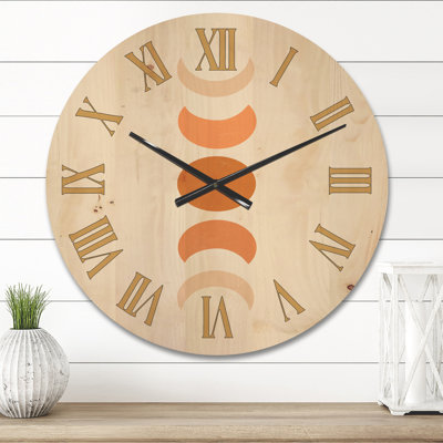 Solid Wood Wall Clock