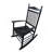 BALCONY PORCH ADULT ROCKING CHAIR - BLACK-1986948295