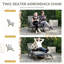 Chaise d'extérieur à haut dossier Mixed Grey