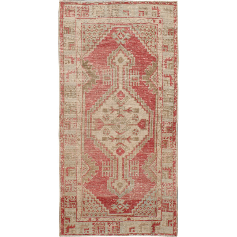 One-of-a-Kind Rectangle 2'7" X 5' Hand Knotted Area Rug