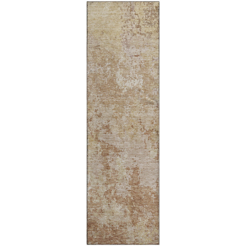 Premium Machine Washable Gurubaksh AMF1162 Modern Rug, Runner 2'3" x 7'6"