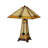 Diamond Mission Glass Table Lamp