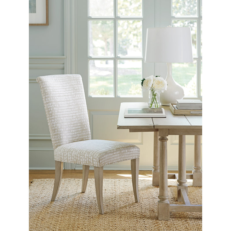 Almeria Upholstered Dining Chair, Ivory, White Sand