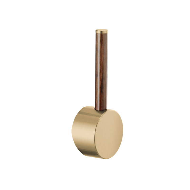 Odin® SmartTouch® Pull-Down Faucet with Square Spout, Wood Lever, Luxe Gold