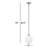 Hallas 1-Light Single Globe Pendant