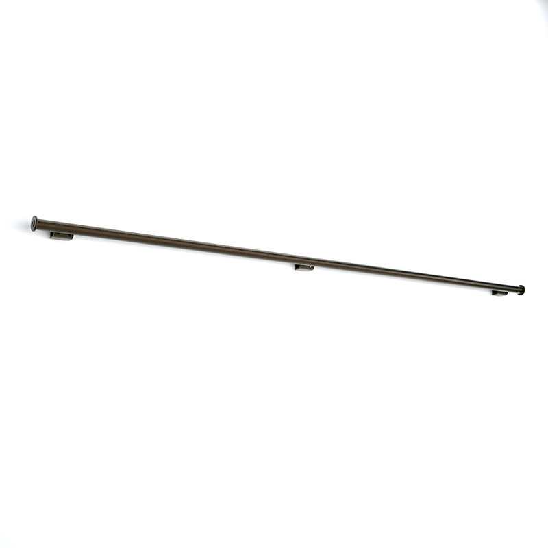 6' Ladder Rail Kit for Removable Ladder Quiet Glide System (Includes: Rail, Brackets, Rail End caps), Oil Rubbed Bronze