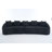 Compression Sponge Sofa Black Curved Modular Sectional-1995866886