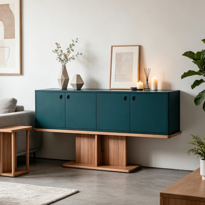 Armoire d'entrée moderne et minimaliste artistique