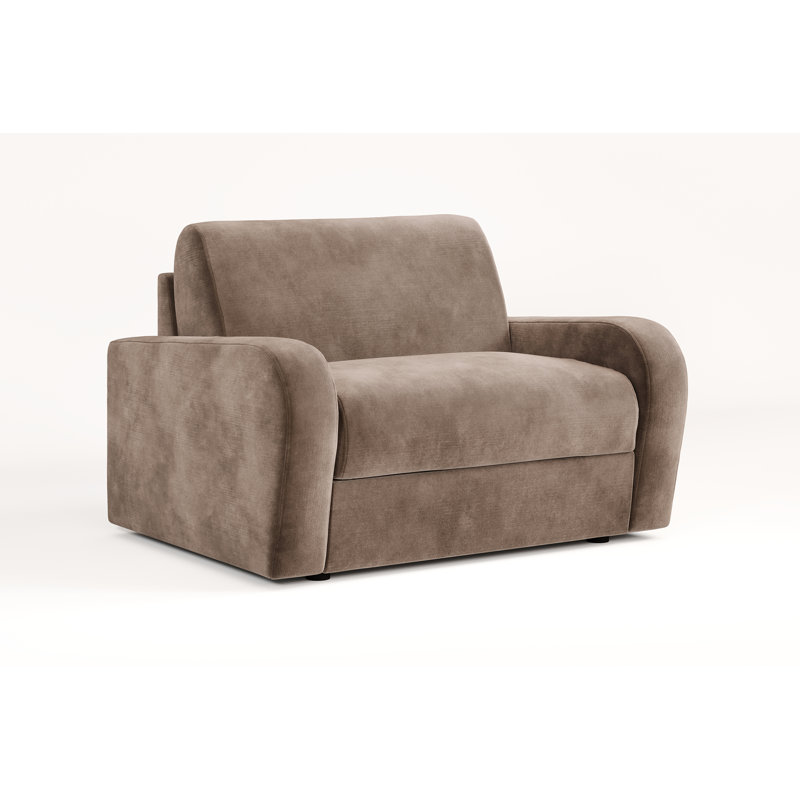 Jay-Be® Deco Snuggler Sofa Bed with e-Sprung™ Mattress - Luxe Velvet, Cedar