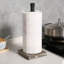 Metal and Wood Freestanding Paper Towel Holder-1924081483